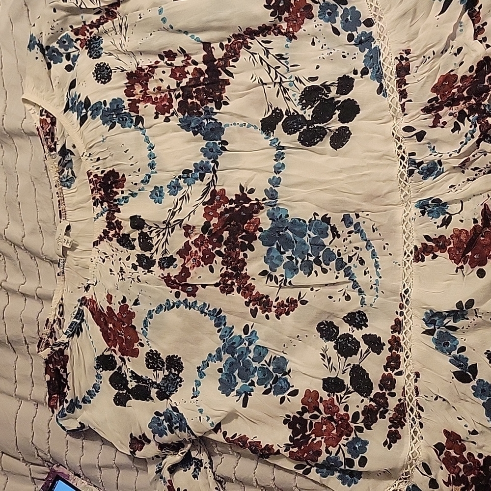 Peasant style blouse